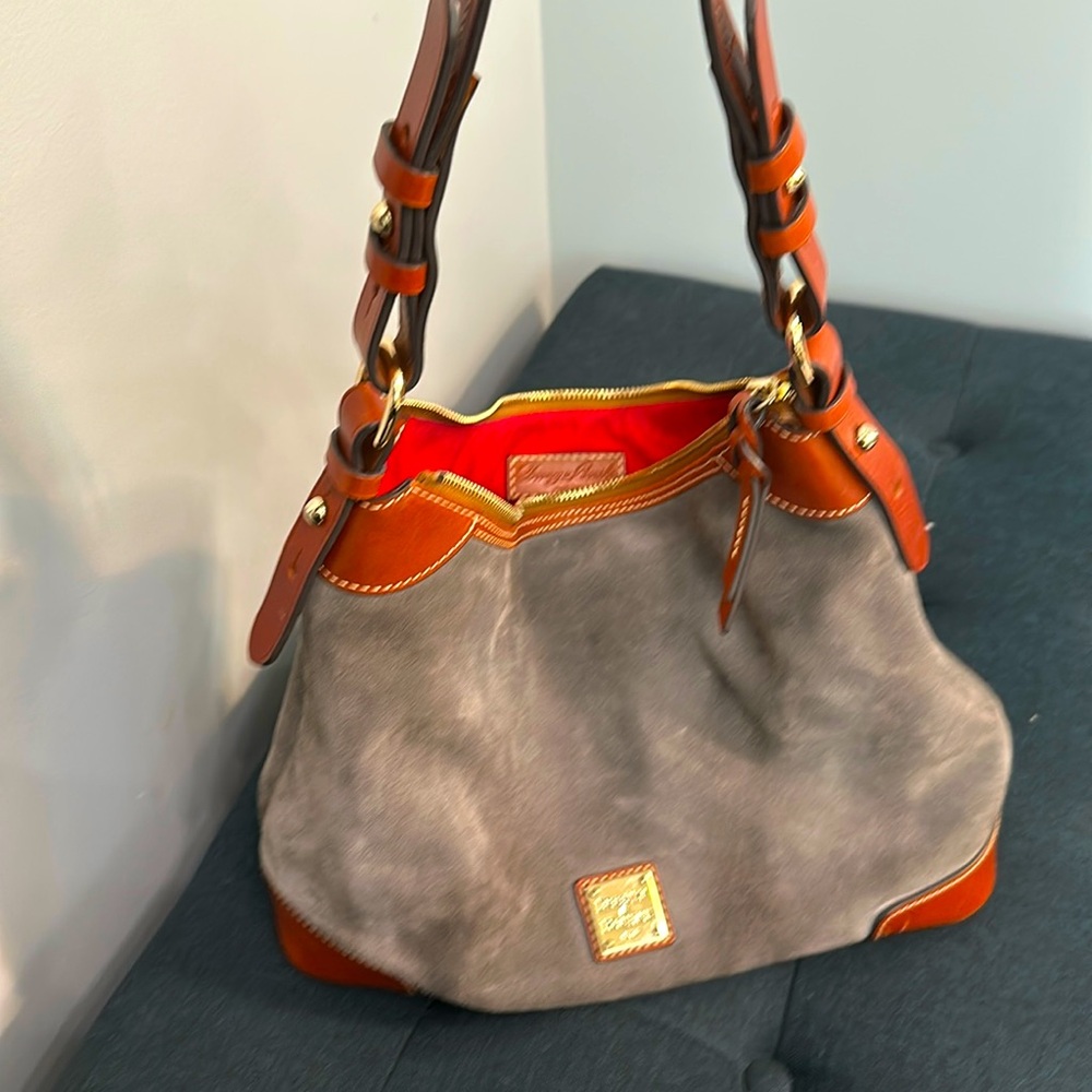 Dooney & Bourke suede Hobo